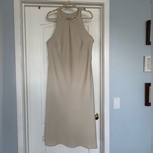 A New Day Cream Midi Dress